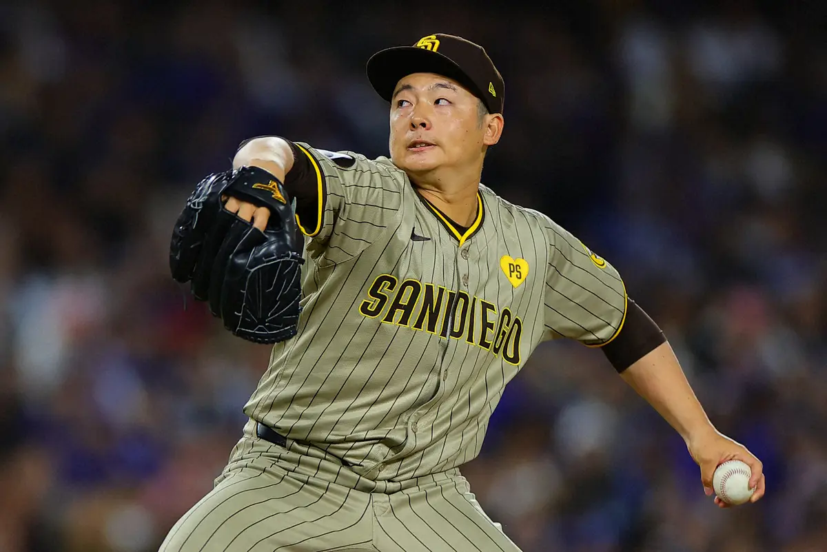 【画像・写真】パドレス・松井　調子下降気味…初被弾　2/3回投げて2失点で防御率3・38に悪化