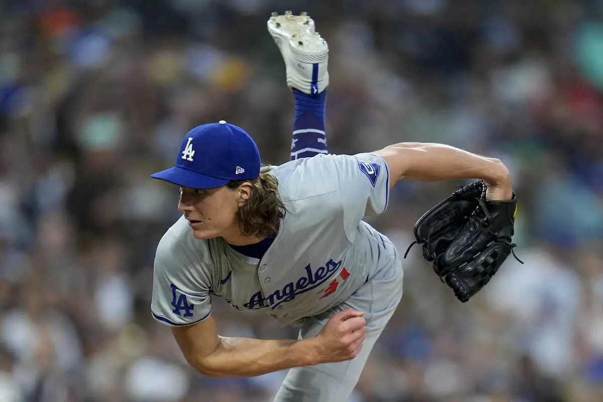 【画像・写真】ドジャース指揮官「プレーオフのような雰囲気」両先発を称賛　連勝7でストップも「負けたけど、良い試合」
