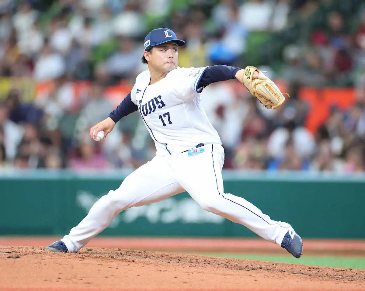 【画像・写真】西武　「新・8回の男」の松本航　中継ぎに回って1回無失点でプロ初ホールド「全部勝負球の気持ちで」