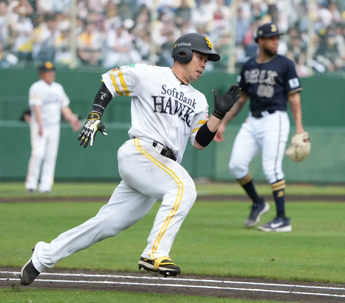 【画像・写真】ソフトバンク・近藤が決勝二塁打「いい結果につながった」　今季2度目5連勝＆最多貯金14に導く