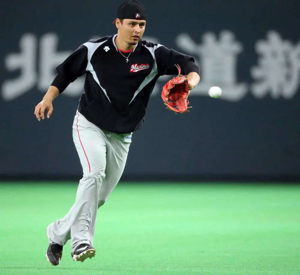 【画像・写真】元ロッテ、巨人のクルーズ「野球界で最高の選手」「対戦できてうれしい」大谷翔平と7年ぶり再会に笑顔