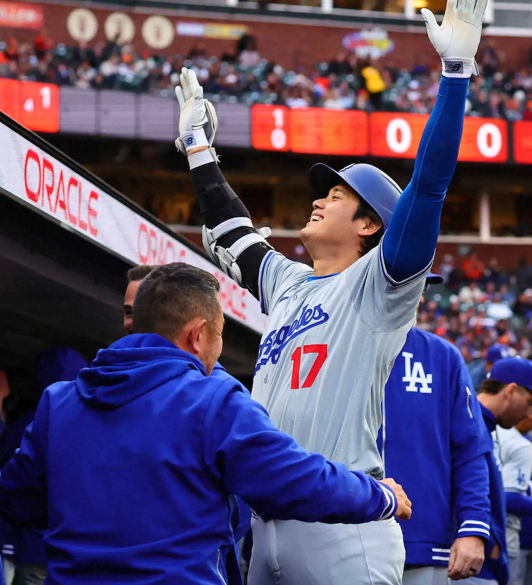 【画像・写真】ドジャース・大谷「ボンズの域」ロバーツ監督も絶賛の特大12号　“一平事件”で「眠れない日々」乗り越え