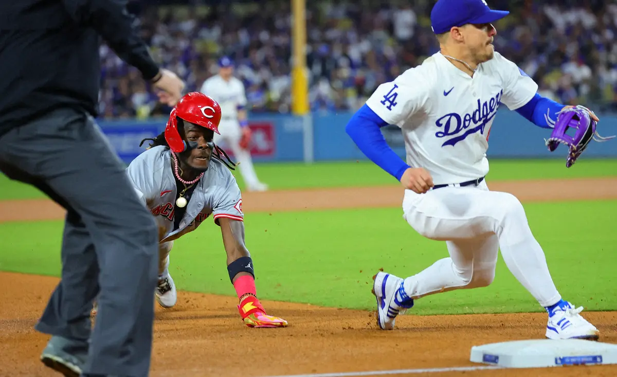 【画像・写真】レッズ・デラクルスが自己最多1試合4盗塁!早くも30盗塁到達　昨季は大谷“ツンツン”で話題に