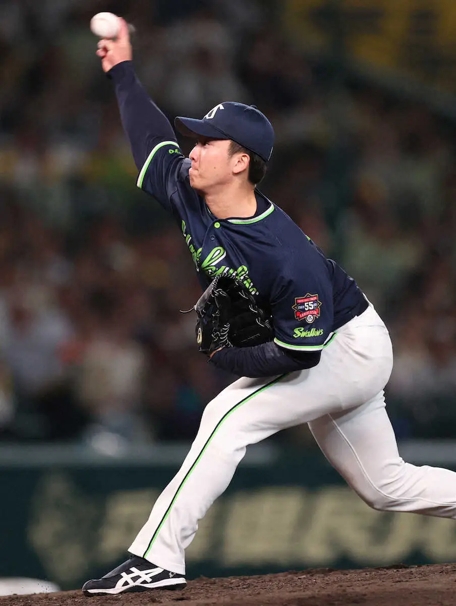 【画像・写真】ヤクルト・吉村4勝でリーグトップ並んだ「野手の皆さんに点を取ってもらって助けられた」