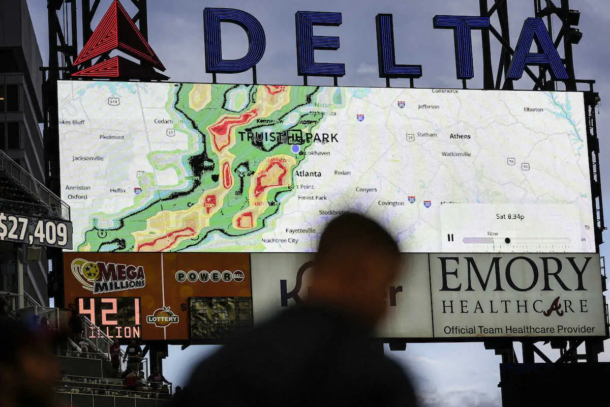 【画像・写真】日米通算200勝王手のダルビッシュ先発予定のパドレス―ブレーブス戦　雨予報のため試合開始遅延