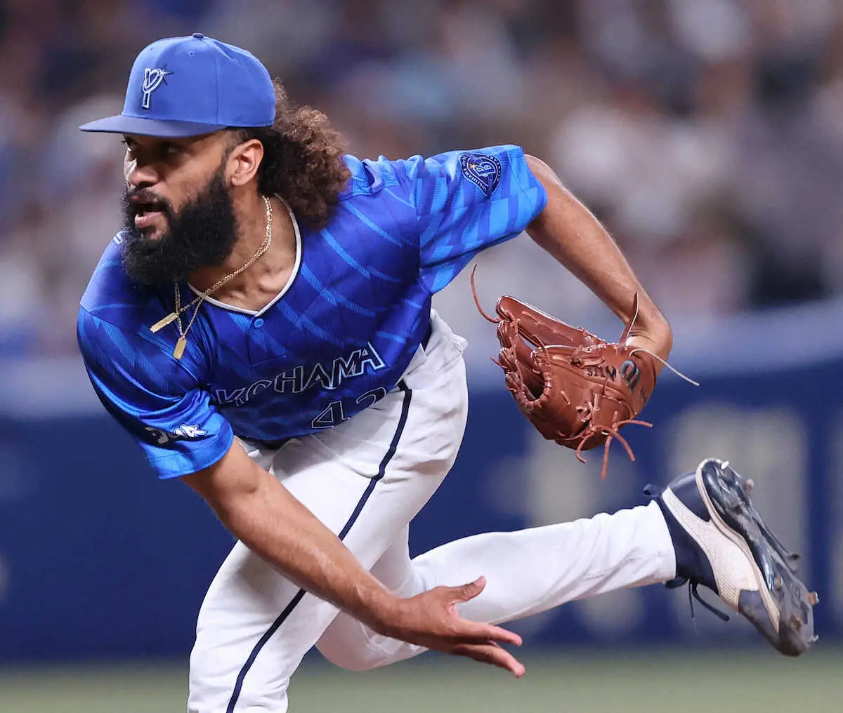 【画像・写真】DeNA・ジャクソンが“バウアーほうふつ”中4日ヤクルト戦登板へ準備