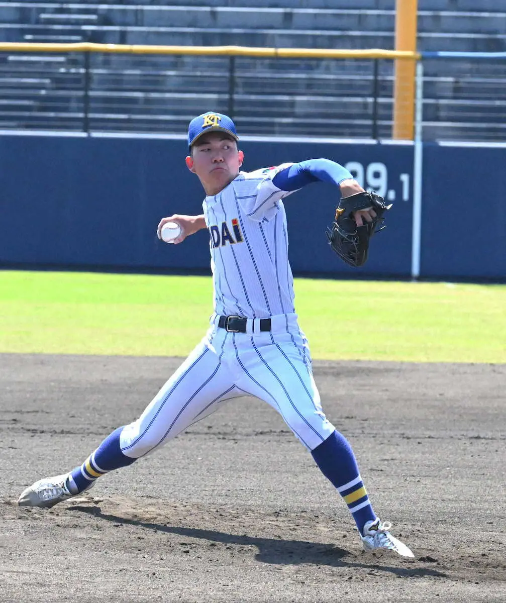 【画像・写真】健大高崎「スーパー2年生」石垣元気が自己最速152キロも…　失投痛打され「試合をつくれる投手に」