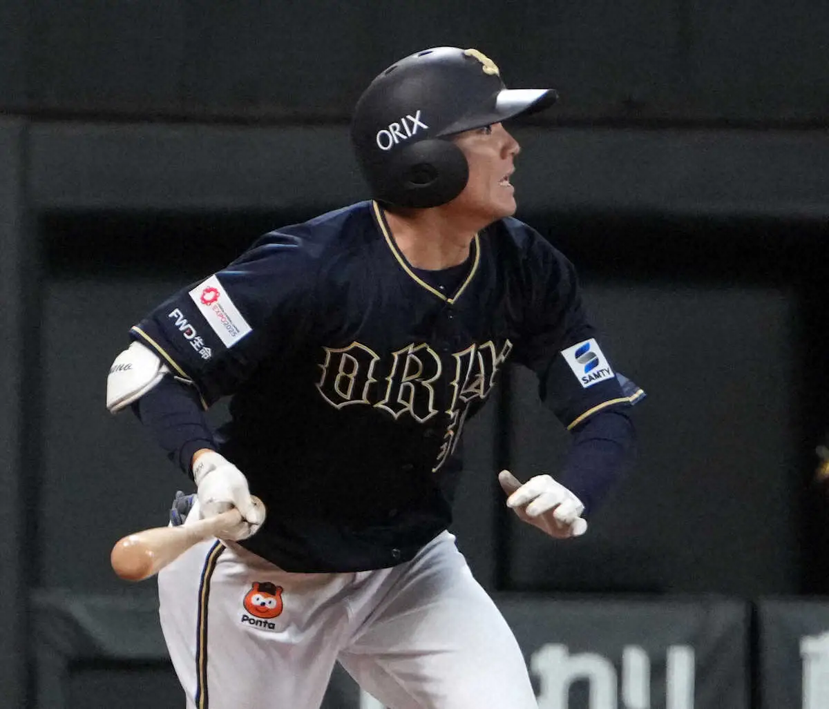 【画像・写真】オリックス　2年目・茶野が今季初打席初安打初打点　2回に適時左前打を放ち「とにかく必死に」