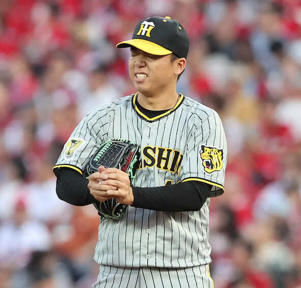 【画像・写真】阪神・村上　自己ワーストタイ5失点に岡田監督「入り方やん、初球の。この間もそうやった」