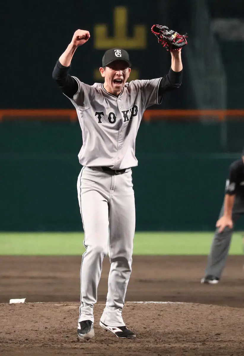 【画像・写真】巨人・戸郷ノーノー「最高です」　沢村栄治以来88年ぶりの甲子園「伝統の一戦」で