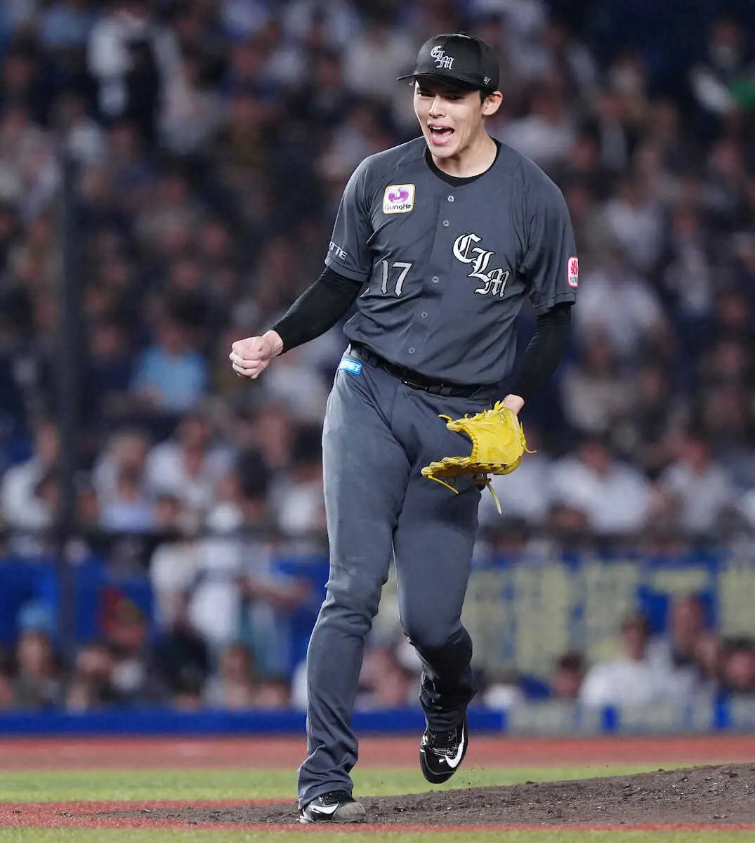 【画像・写真】ロッテ・朗希　鷹斬り4勝！2戦33点強力打線を119球7回1失点　初回に捕まるも修正