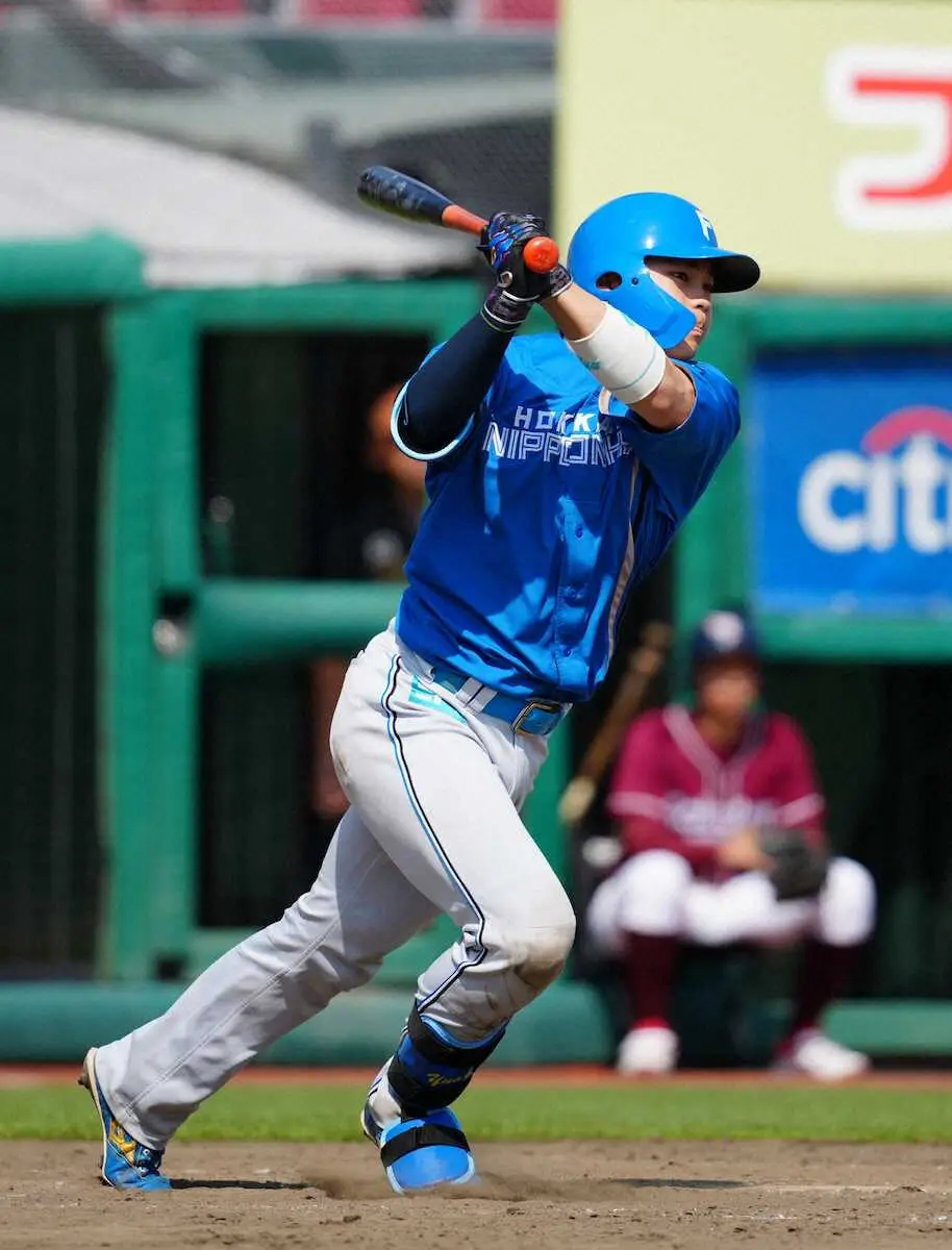 【画像・写真】日本ハム、楽天に競り負け連勝ストップ　プロ初登板の柳川、3回3失点ほろ苦デビュー