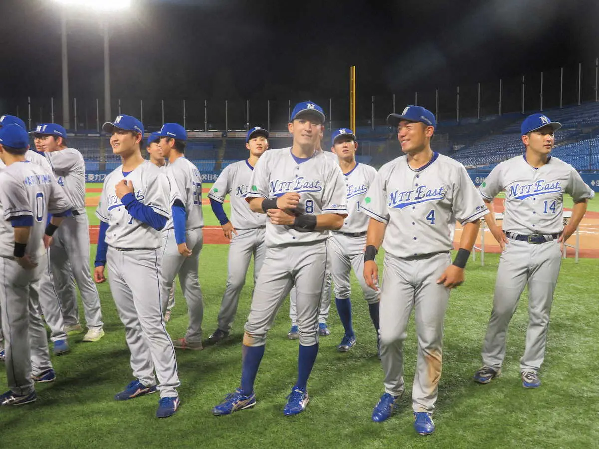【画像・写真】NTT東日本が2年ぶり47度目の東京ドーム切符　向山がMVP　都市対抗東京第1代表決定戦