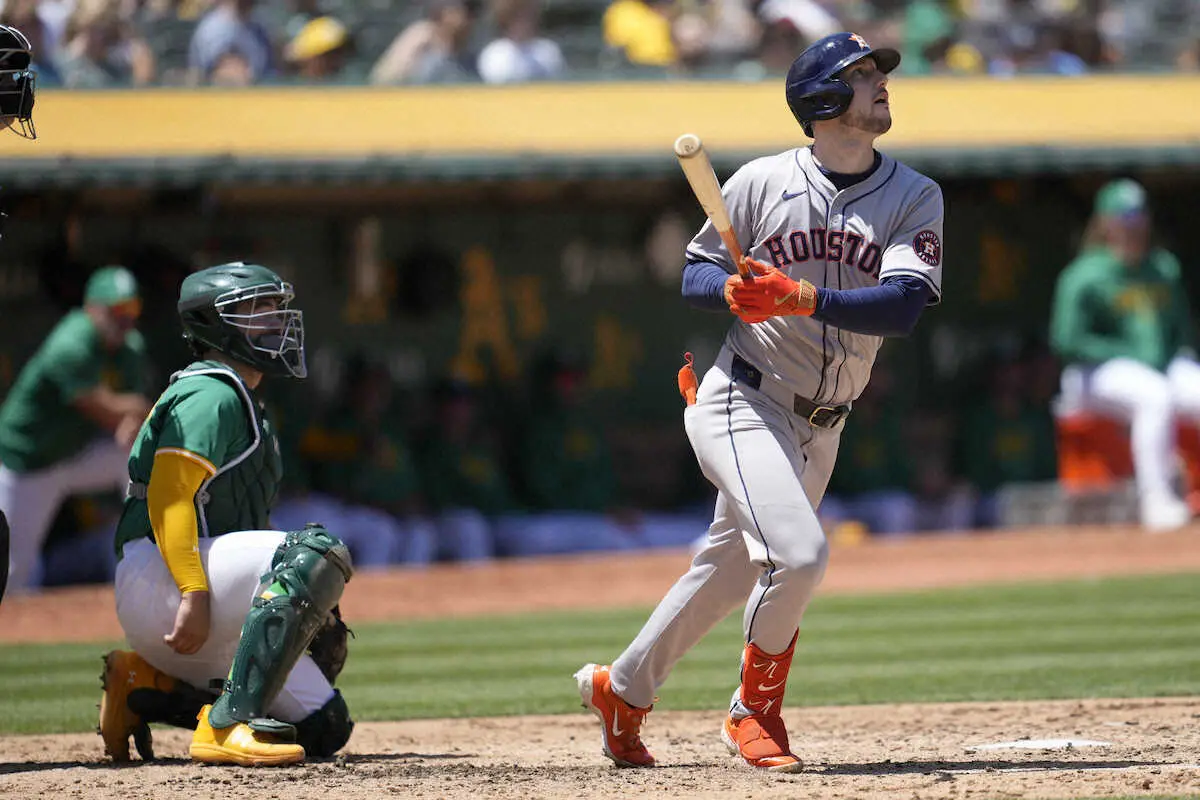 【画像・写真】アストロズ・タッカーが両リーグ単独トップの18号　好調ジャッジとし烈な本塁打王争い繰り広げる