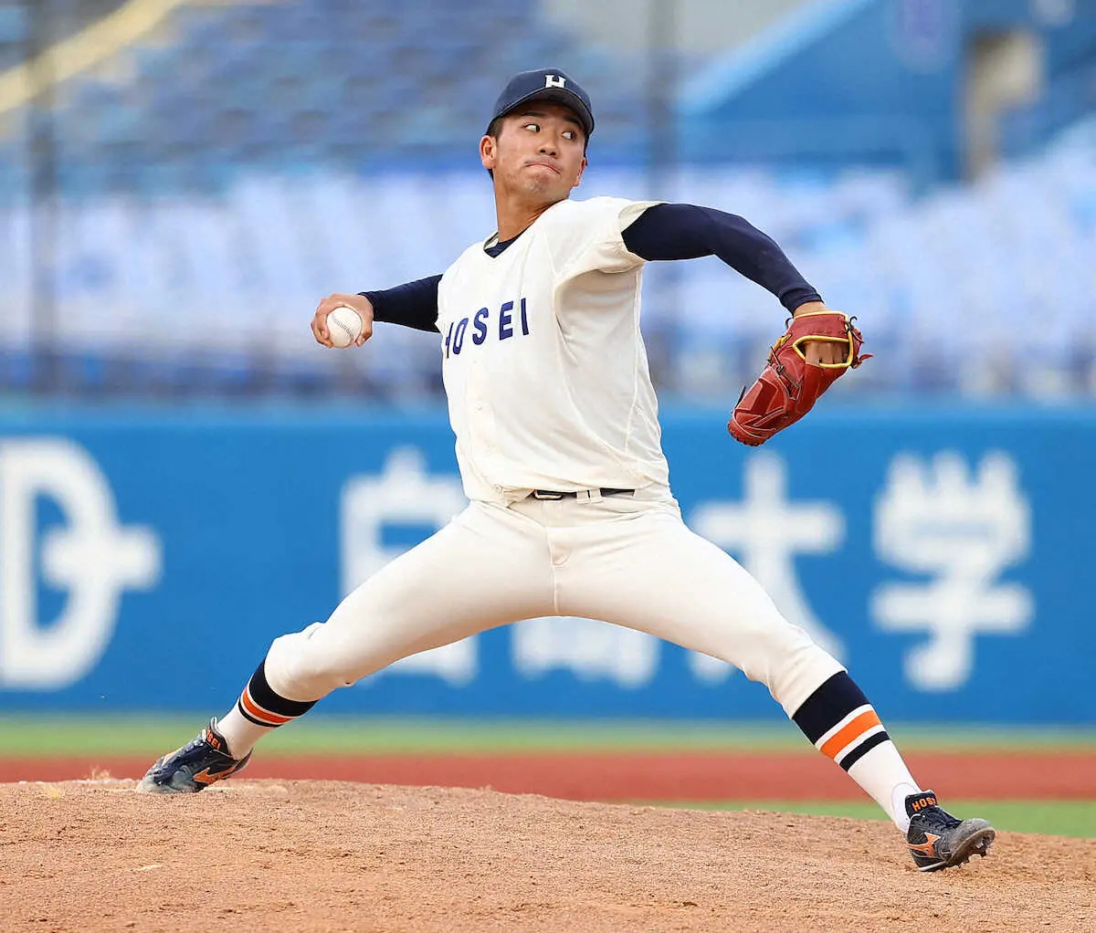 【画像・写真】法大・篠木　今季初の救援で勝利に貢献！防御率1・41で単独トップに