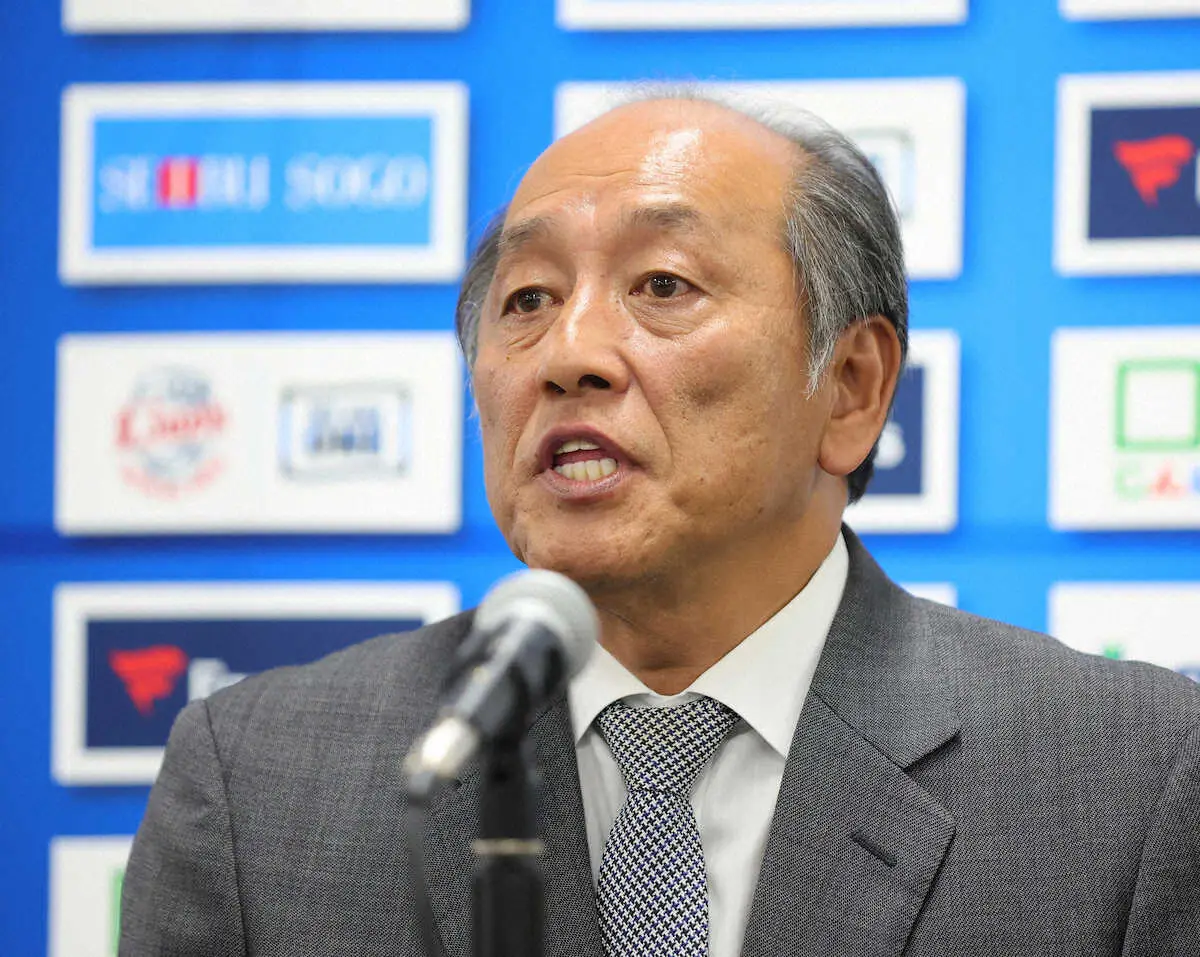 【画像・写真】西武・渡辺久信GM兼監督代行「まずは3位というところを目標にチーム一丸戦う」交流戦からの巻き返し誓う
