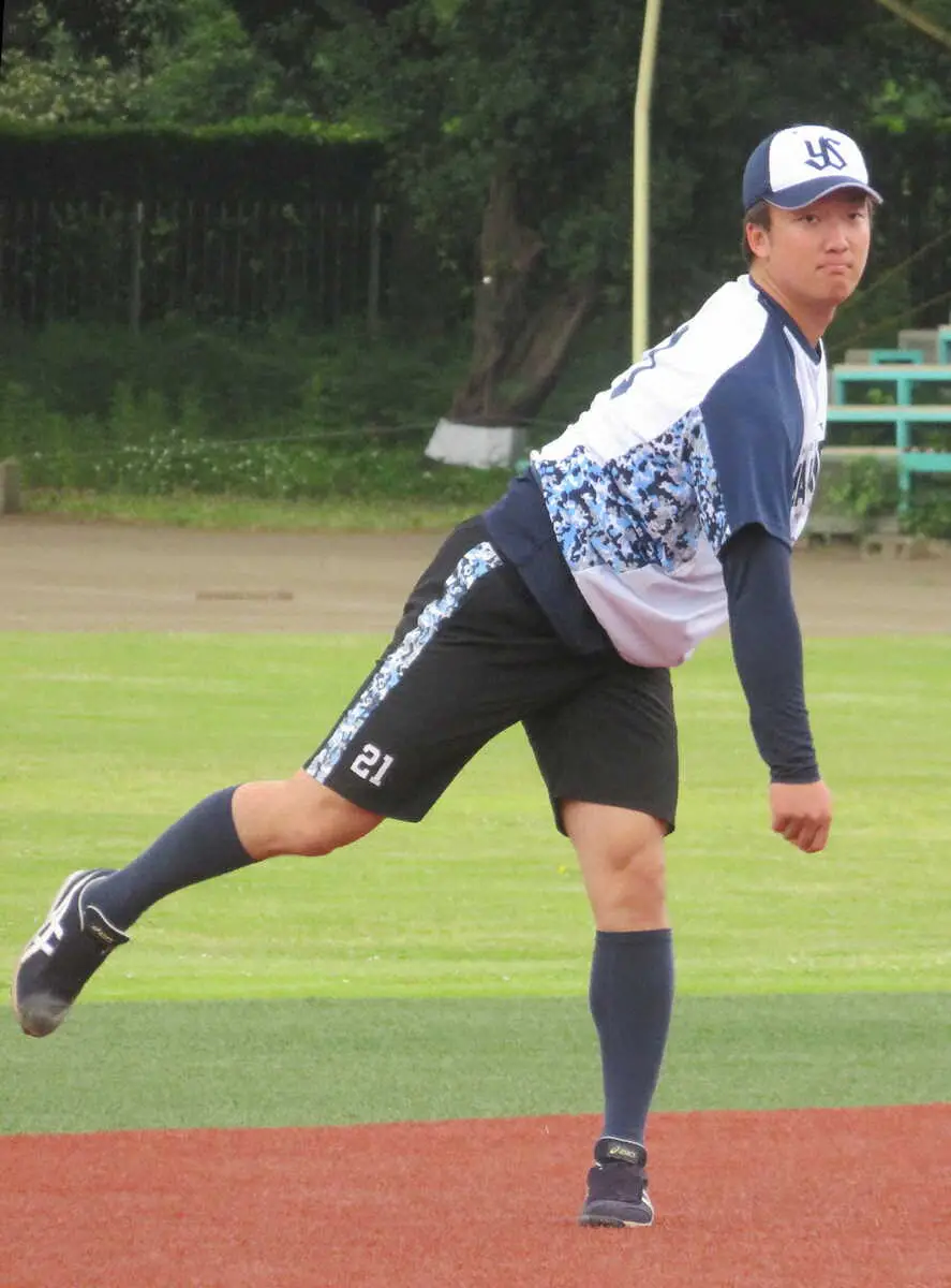 【画像・写真】ヤクルト“交流戦開幕投手”吉村　パ・リーグ打者に真っ向勝負を宣言！「楽しみ。攻めるところは攻めたい」