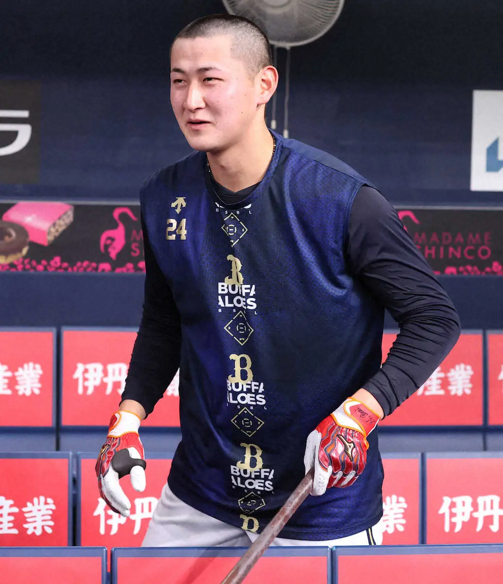 【画像・写真】オリックス・紅林が体調不良のためベンチ外　試合前練習にも参加せず