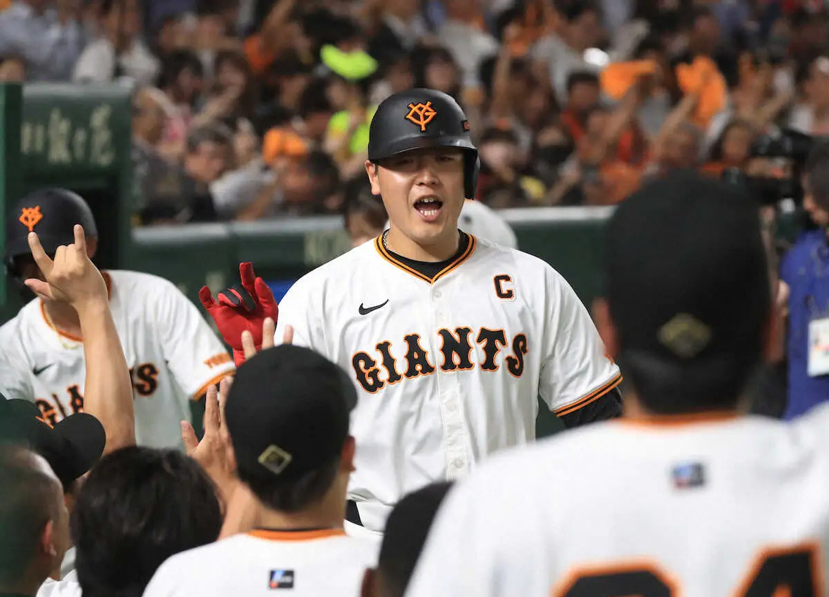 【画像・写真】岡本和真が逆転2ラン！　7年連続2桁本塁打達成　交流戦では30発目　巨人0―5から3回で6―5