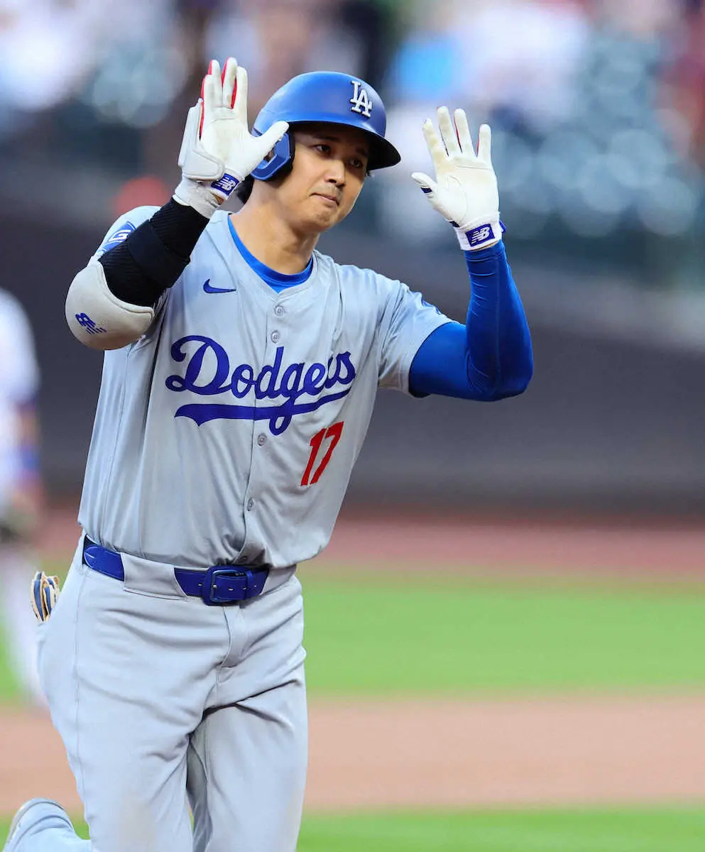 【画像・写真】ドジャース・大谷　46打席ぶり14号！被弾のメッツ・ロペス　イライラ球団批判で試合後戦力外通告