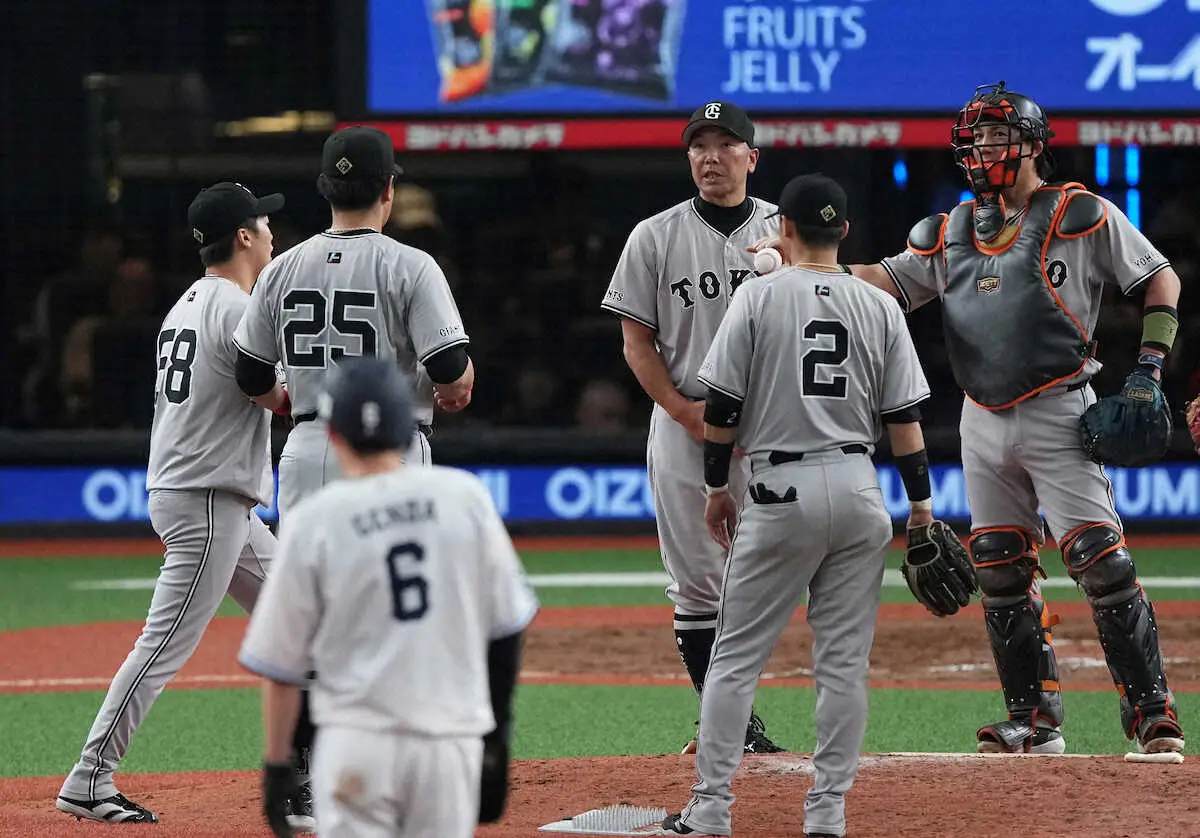 【画像・写真】巨人・阿部監督　ドラ5・又木は次回も先発？「いや、ちょっと考えようかなと思います」　6回零封も6四球