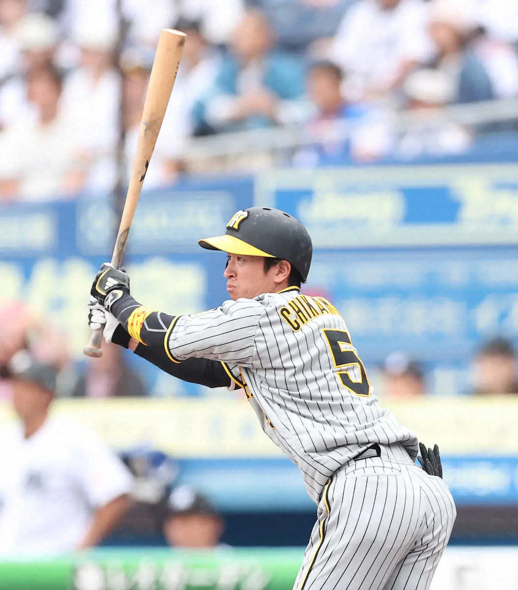 【画像・写真】阪神　109代4番・近本マルチ安打　好相性のメルセデス撃ち「反応はできていました」