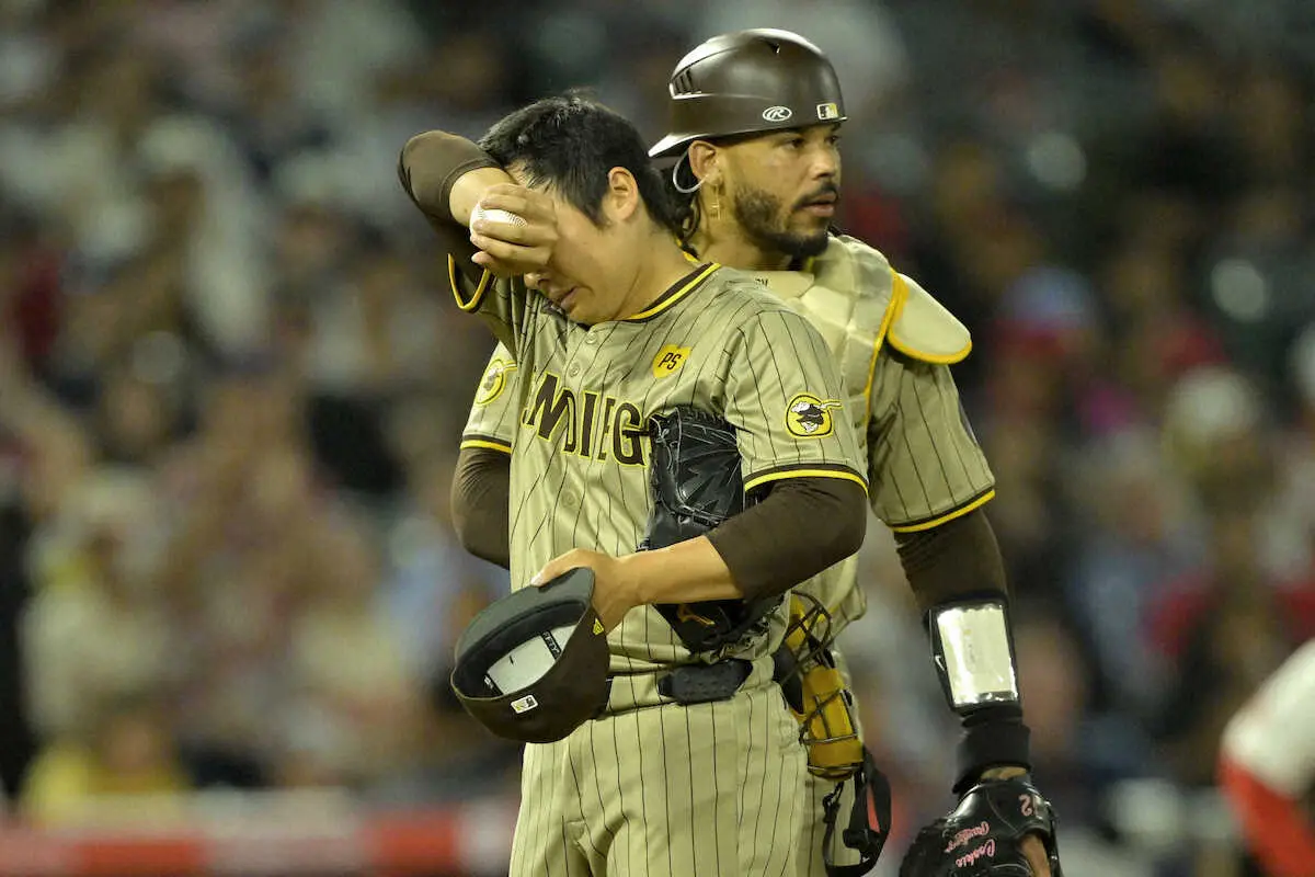 【画像・写真】松井裕樹が登板2試合続けて敗戦投手　1安打2四球で1死も奪えず3失点降板　パドレス連敗で貯金0