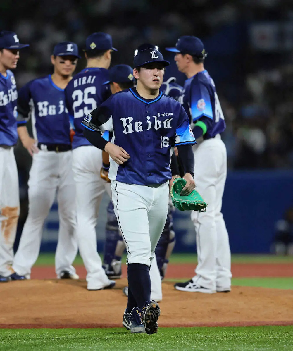 【画像・写真】西武3連敗　隅田が6回途中4失点で5敗目　渡辺監督代行「要所の四球が反省点」