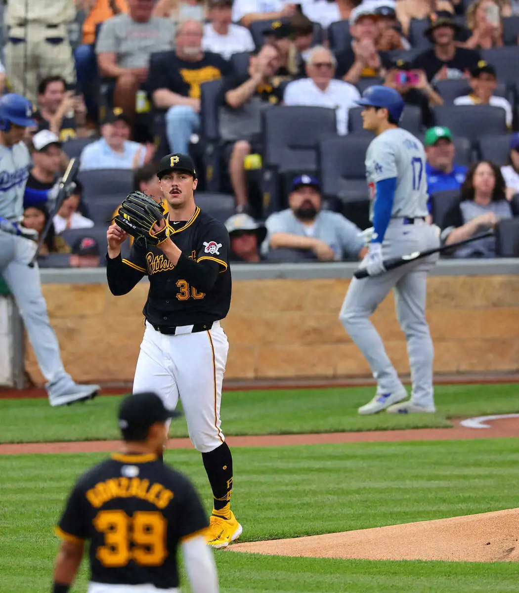 【画像・写真】大谷に被弾のパイレーツ・スキーンズ　彼女はTikTokフォロワー800万人の美人体操選手