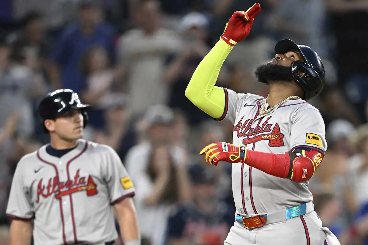 【画像・写真】ブレーブス・オズナが“確信”18号　4試合ぶり一発で2位・大谷翔平3本差に引き離しリーグトップ独走