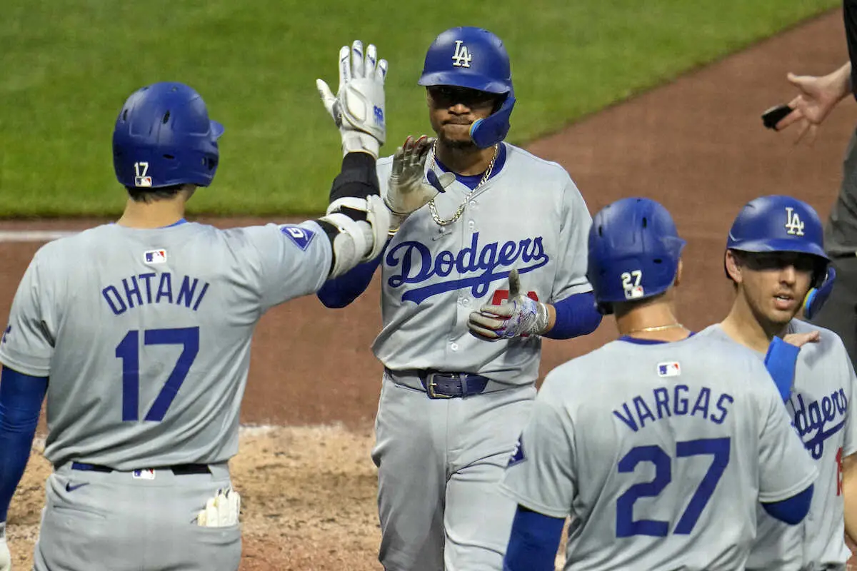 【画像・写真】ドジャース・ベッツ「試合を重ねないと」10号3ラン含む2安打4出塁で不振脱出の兆しも冷静