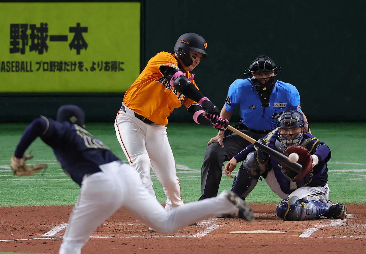 【画像・写真】巨人・丸佳浩がまた安打　6試合連続安打＆22試合連続出塁に　前夜セ界トップに立った打率は.304に