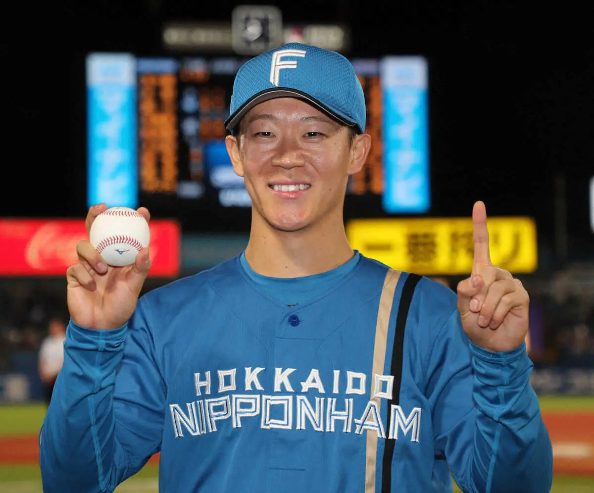 【画像・写真】日本ハム2年目の矢沢宏太がプロ初勝利！二刀流が今季は“投手専念”「精いっぱい腕を振った」