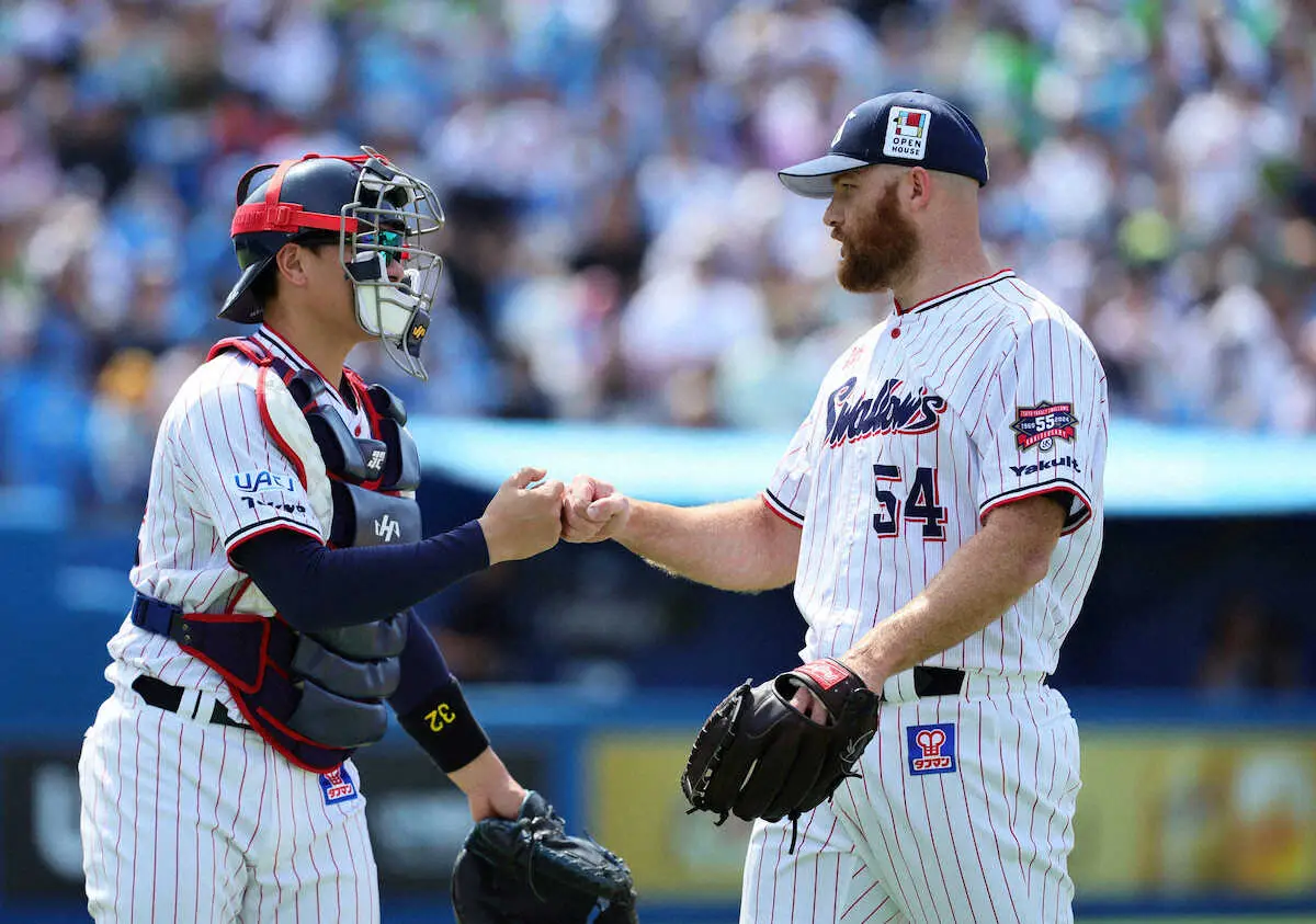 【画像・写真】ヤクルト松本直樹の2年ぶり1号3ランでダメ押し！サイスニードは12球団開幕投手で“最遅”初勝利