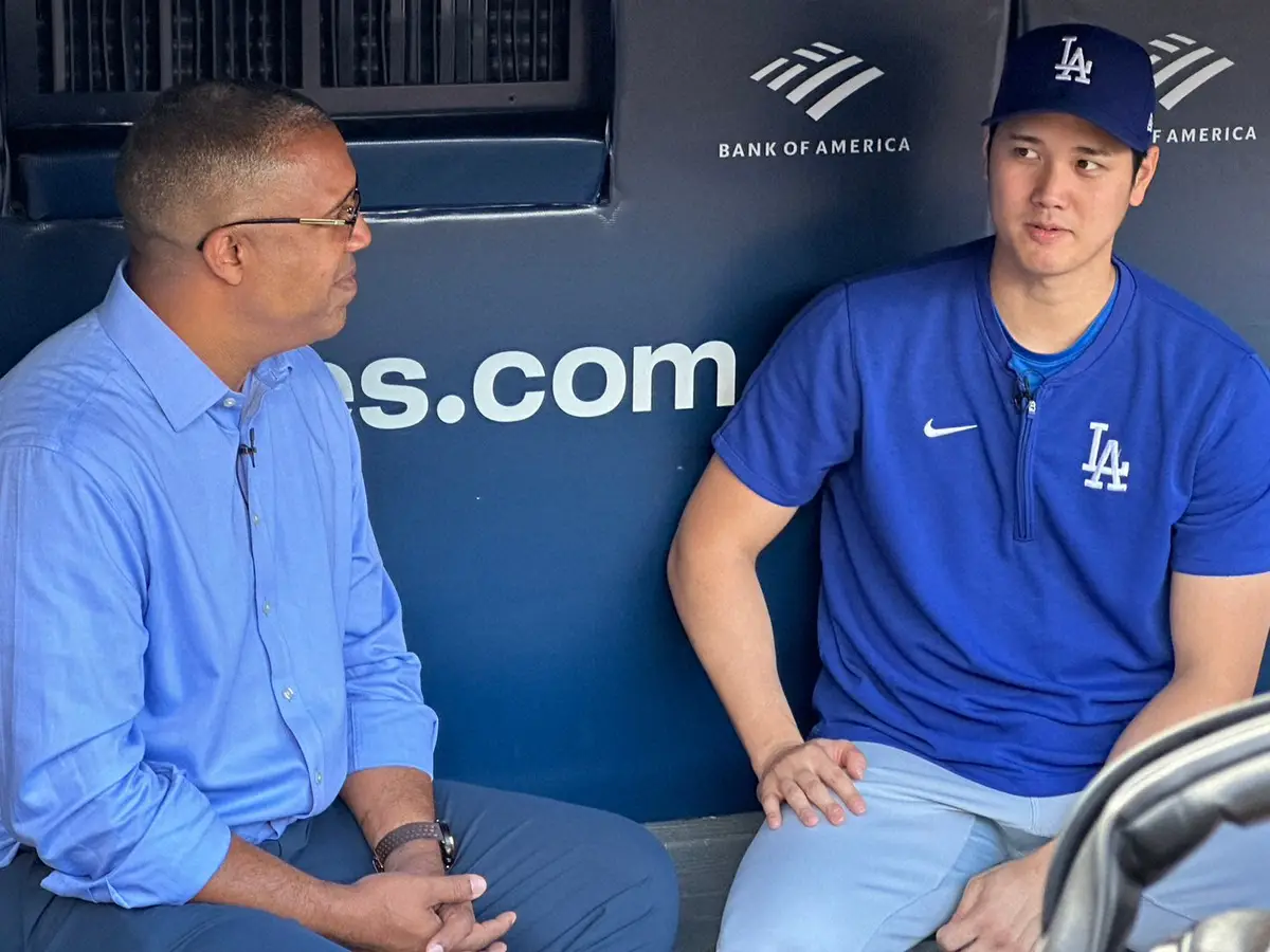【画像・写真】元阪神助っ人・ペレス氏が大谷翔平インタビュー「息子に彼のようになって欲しい」名門対決を全米中継