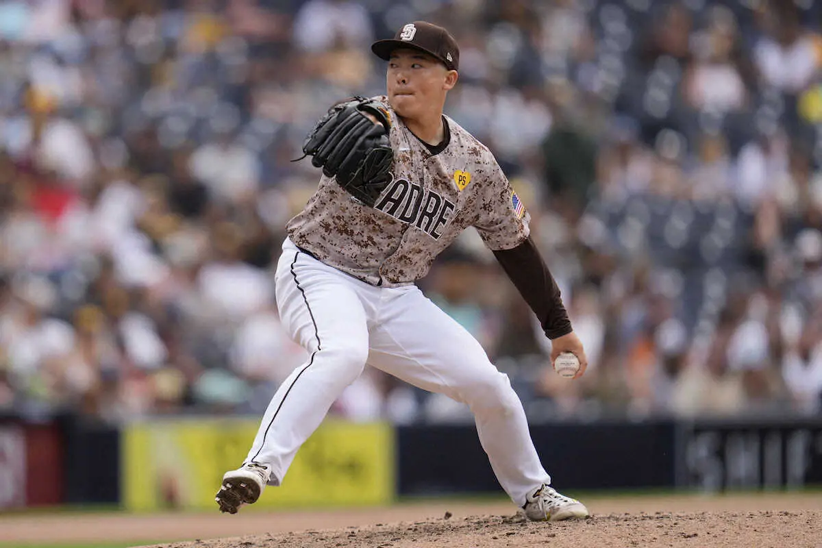 【画像・写真】パドレス・松井裕樹が1回無安打無失点　9回に4番手で登板し2戦連続で仕事果たす