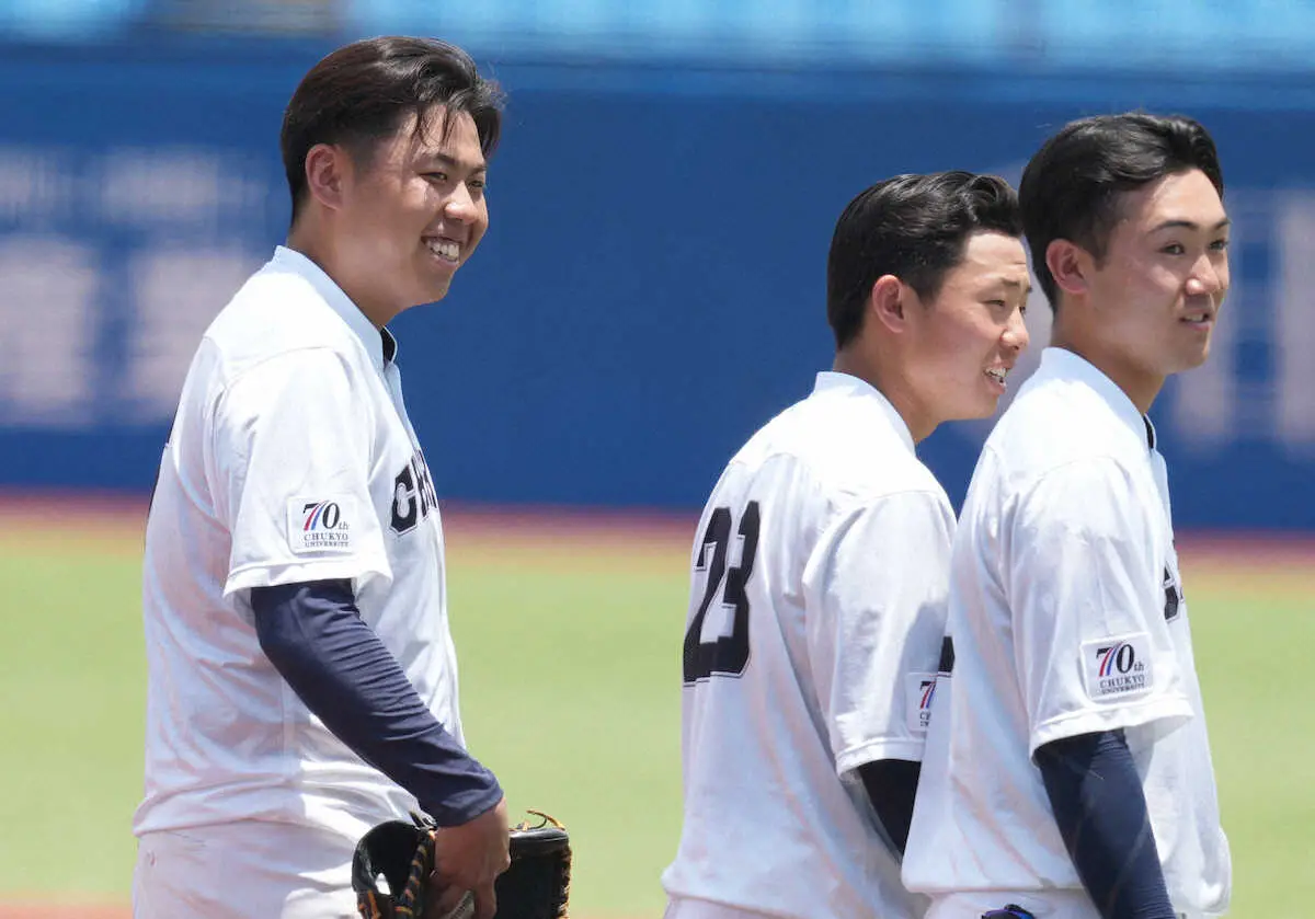 【画像・写真】中京大　勝利の立役者は「出戻り男」　安藤は学生コーチ経て選手に復帰し、全国で完封成し遂げる