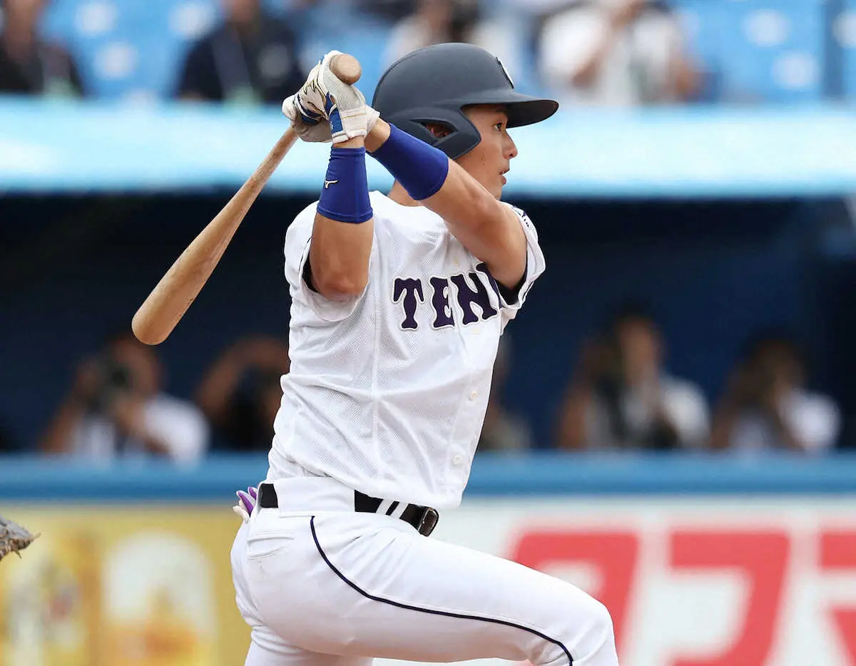 【画像・写真】天理大が悲願初4強「先輩を超えよう」で4度目の正直、石飛は大会最長安打ならず