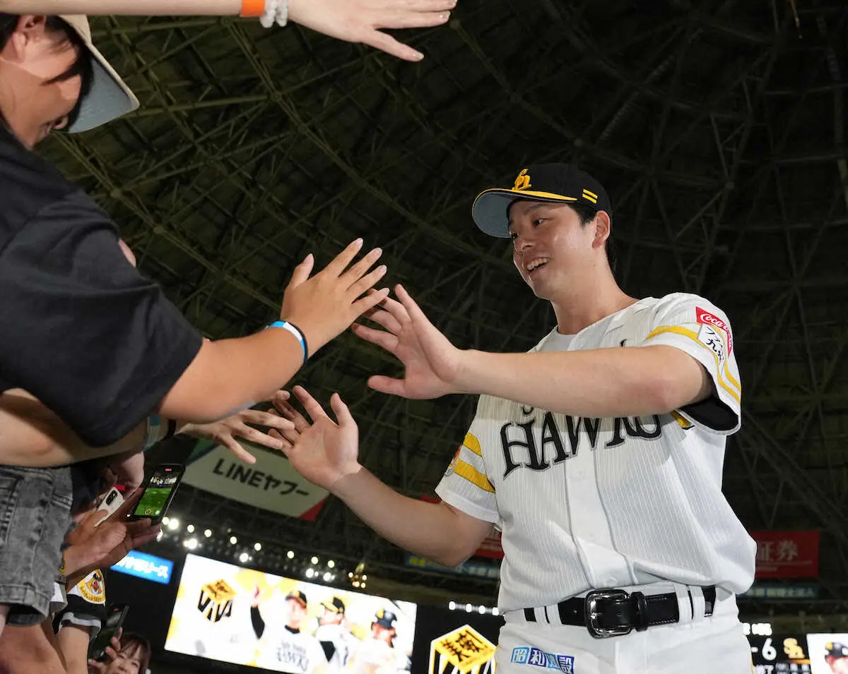 【画像・写真】杉本正氏が期待　4勝目挙げたソフトバンク・大関、強弱つけた投球ならさらに粘れる！