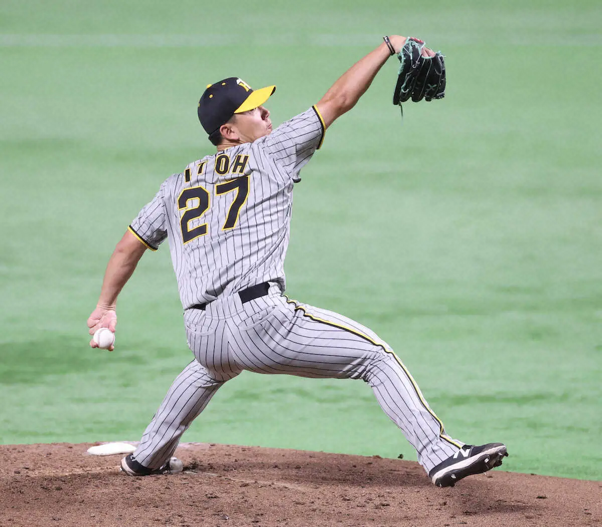 【画像・写真】阪神・伊藤将　粘投報われず2失点完投負け　“初モノ”の前に沈む「（本塁打の一球は）失投だった」