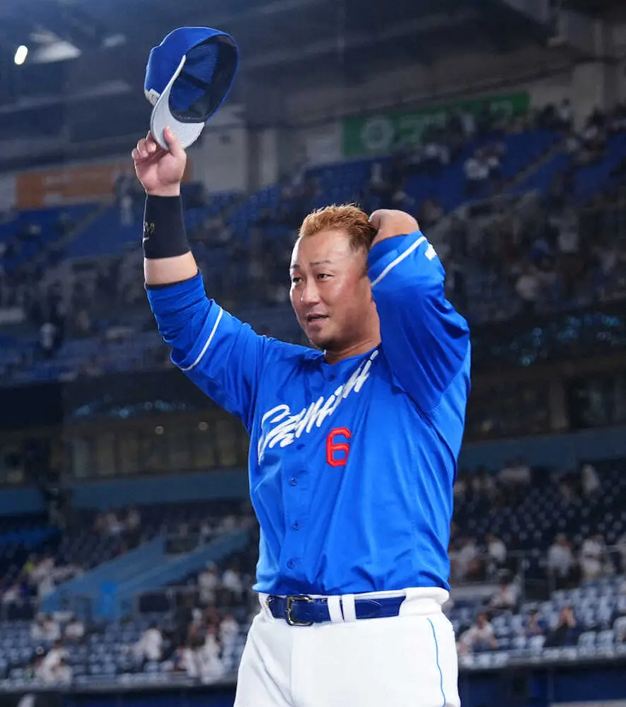 【画像・写真】中日・中田　「もう無我夢中」延長10回逆方向へ技ありV二塁打　“魔の金曜日”の連敗7で止めた