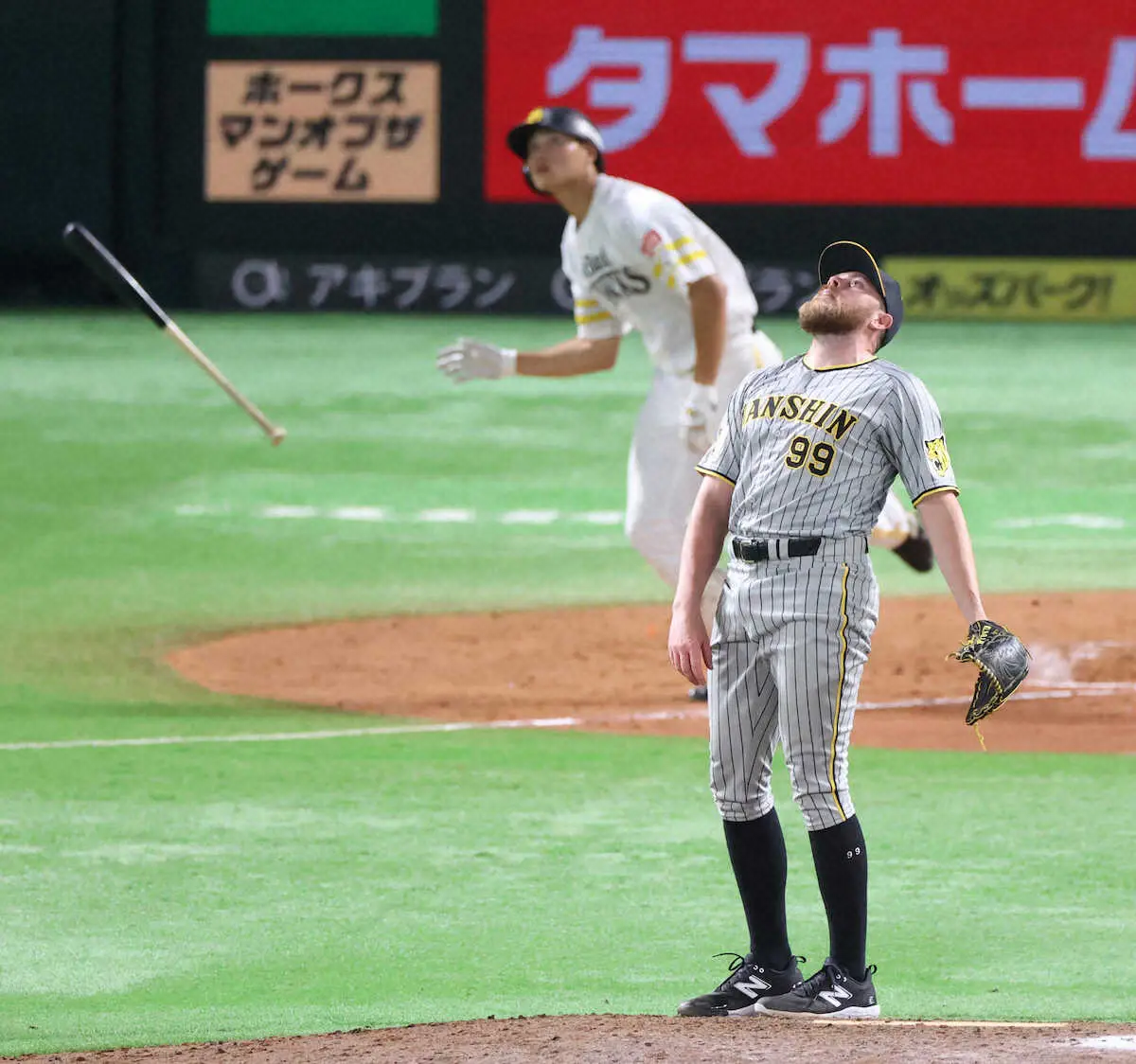 【画像・写真】阪神がソフトバンクに連敗　ビーズリーが2被弾　近本が1番復帰も打線つながらず