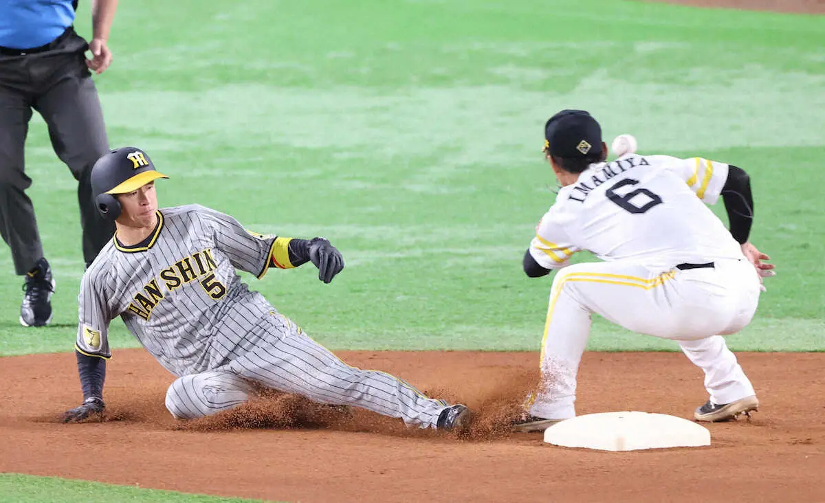【画像・写真】阪神・近本　新人から6年連続2桁盗塁到達　14年吉田義男、9年赤星憲広に次ぐ球団歴代3位に浮上