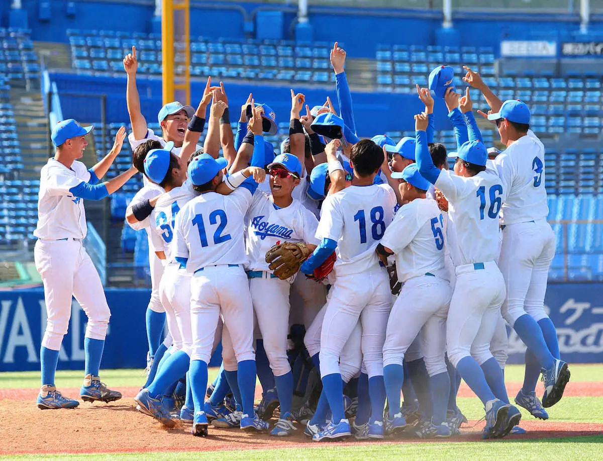 【画像・写真】青学大が2連覇達成！　プロ注目の佐々木泰主将がMVP