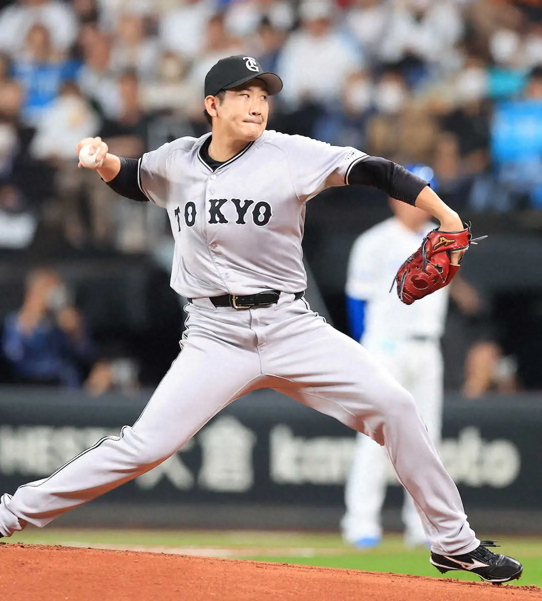 【画像・写真】巨人・菅野　6回途中9安打3失点で降板　1球ごとに大声を出しながらMAX151キロ力投も6勝目ならず