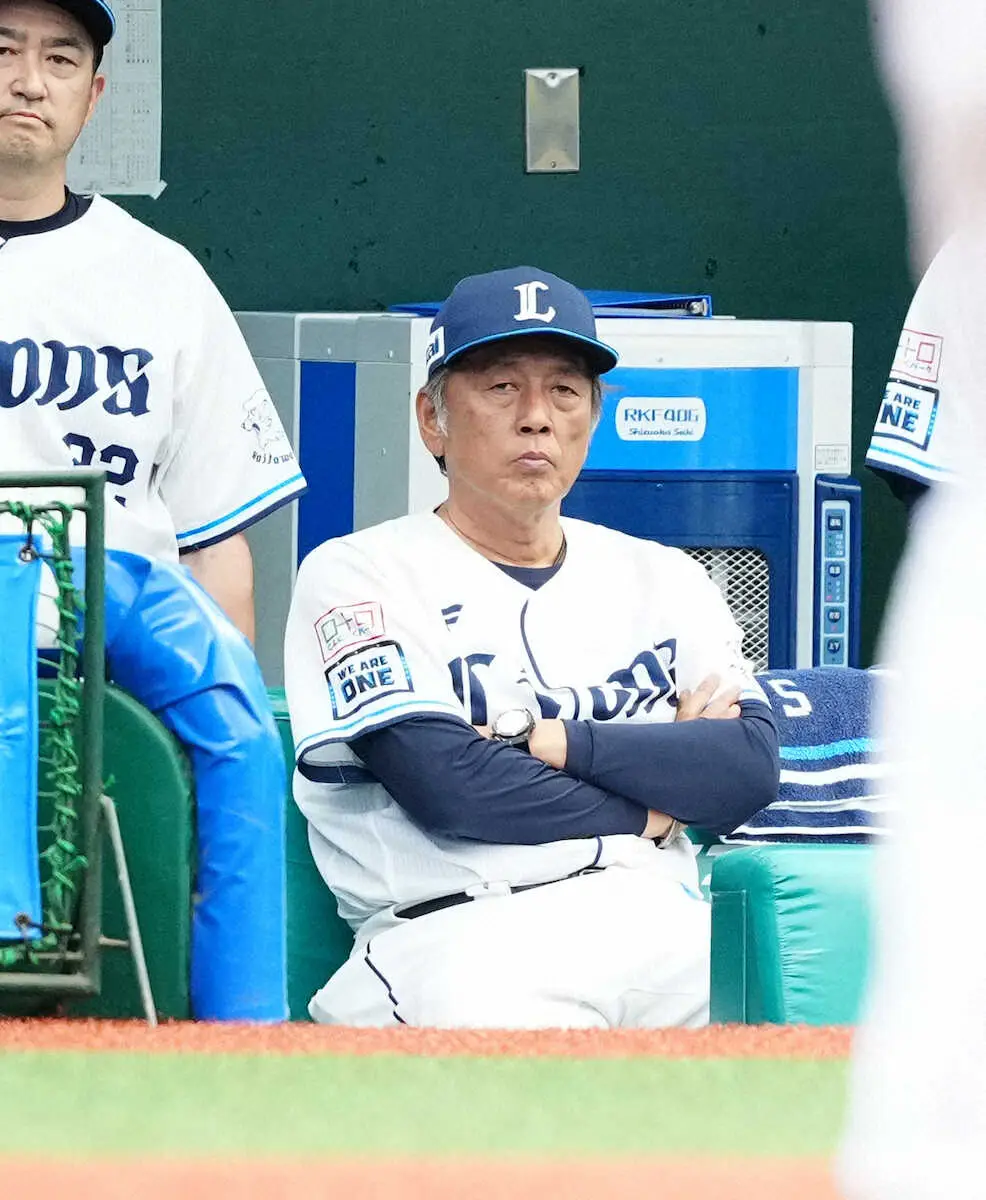 【画像・写真】西武13年ぶりの2試合連続零敗で4連敗　借金25…渡辺監督代行「見逃し三振が多すぎた」