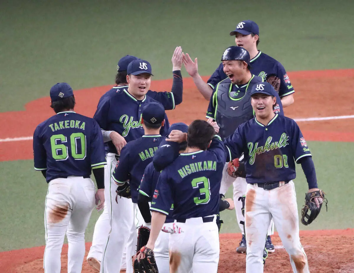 【画像・写真】ヤクルトが逆転勝利で交流戦締めくくり　貯金2の4位で終え高津監督「勇気を持って挑んでくれた結果」