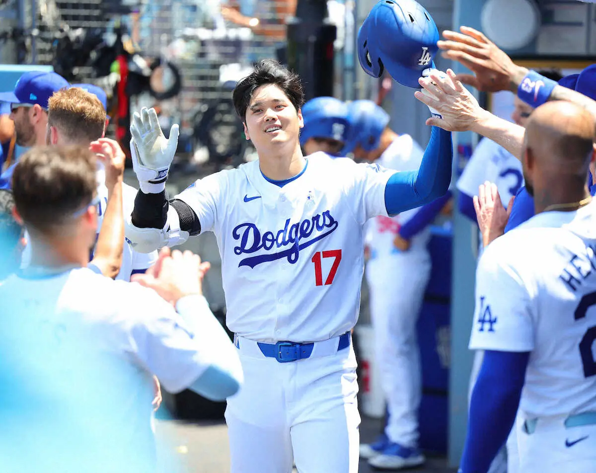 【画像・写真】1試合2発の大谷翔平　父・徹氏の“記念日”は過去も好成績　日本ハム時代は父誕生日に…