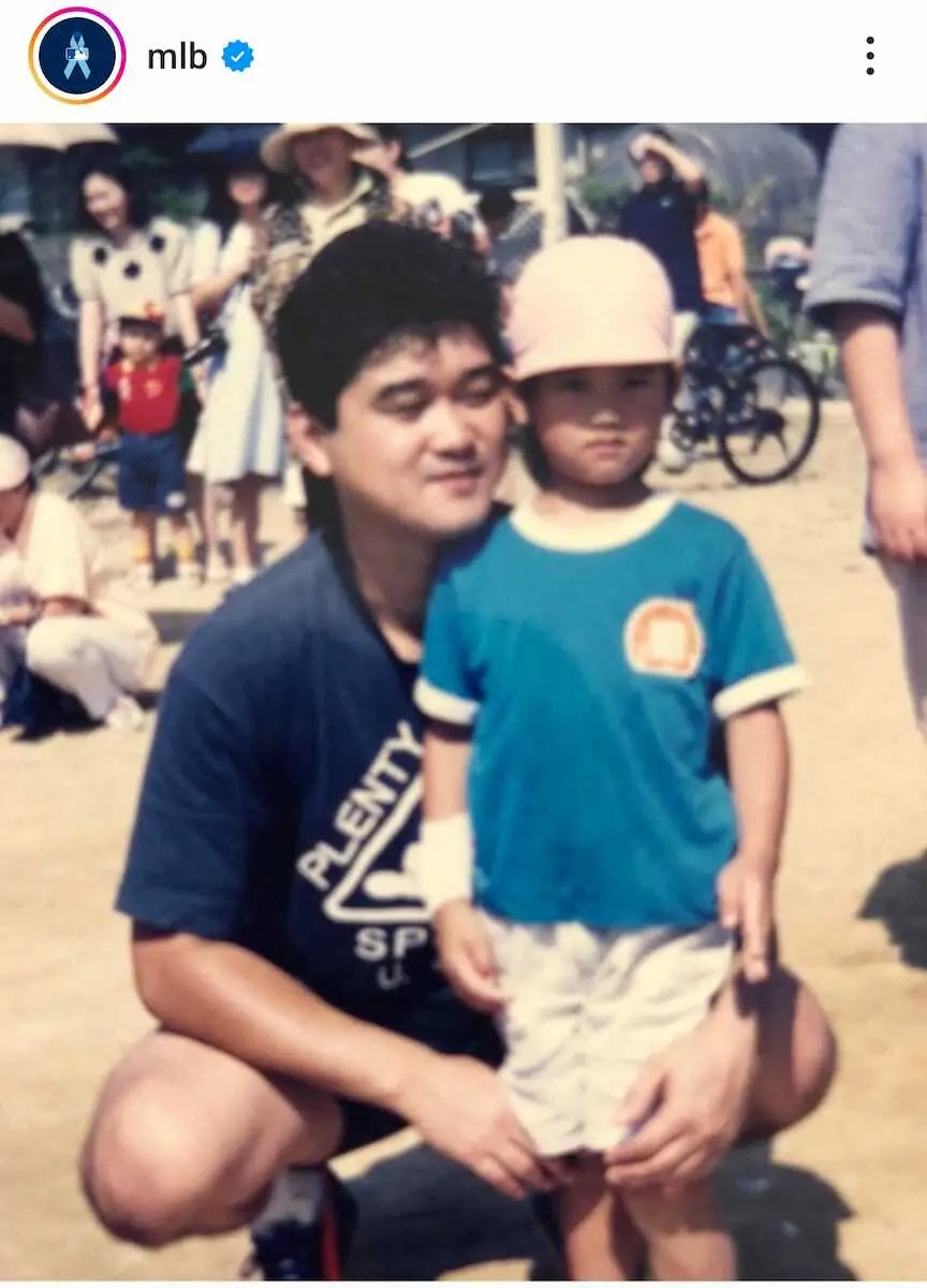 【画像・写真】ドジャース・大谷の父・徹さん　父の日に2打席連発「最高のプレゼントです」