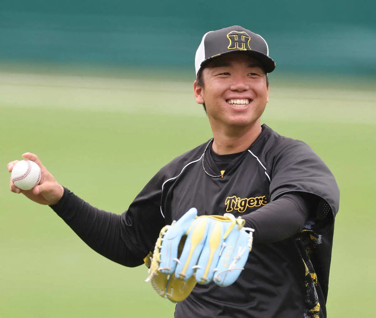 【画像・写真】阪神・村上が東洋大の後輩、日本ハムのドラ1・細野との投げ合いに「負けないように頑張りたい」